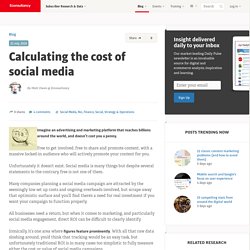 Calculating the cost of social media
