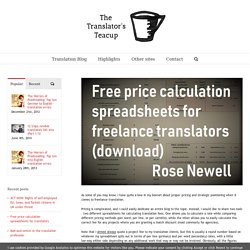 translation blog by translator & copywriter Rose Newell
