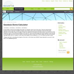 Geodesic Dome Hub Connector Calculator for Geodomes & Greenhouses