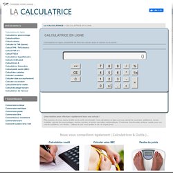 Calculatrice en ligne