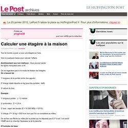 Calculer une étagère à la maison - pragma38 sur LePost.fr (12:54)
