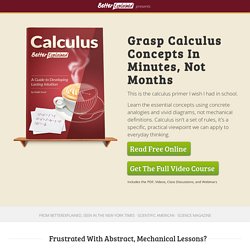 Calculus, Better Explained eBook + Video Course