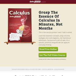 Calculus, Better Explained eBook + Video Course