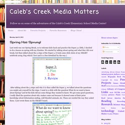 Caleb's Creek Media Matters: Spring Has Sprung!