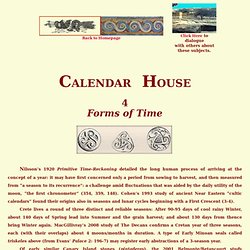 Calendar House: Chapter 4 - Forms of Time