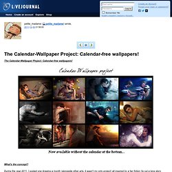 petite_madame - The Calendar-Wallpaper Project: Calendar-free wallpapers!