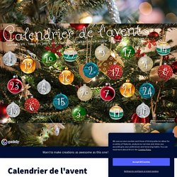 Calendrier de l’avent by Cassandra COURJAUD on Genially