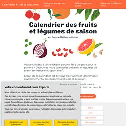 Calendrier des Fruits et légumes de saison