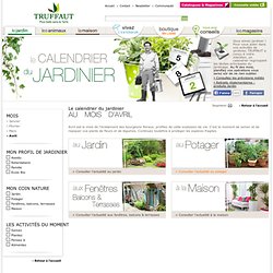 Calendrier du jardinier : conseils jardinage