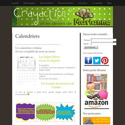 » Calendriers Crayaction
