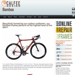 Calfee Bamboo Bicycle Frames