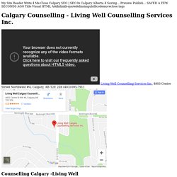 Calgary Counselling - Living Well Counselling Services Inc.