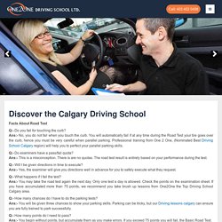 Calgary Driving School - 121 driving School