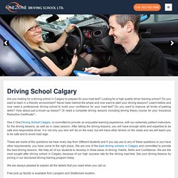 Driving School Calgary - 121 driving School