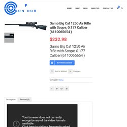 Gamo Big Cat 1250 Air Rifle with Scope, 0.177 Caliber (6110065654 ) – MyAirguns