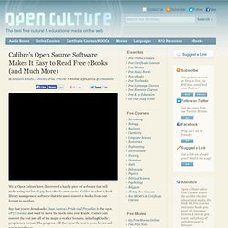 Calibre’s Open Source Software Makes It Easy to Read Free eBooks (and Much More)