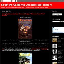 Southern California Arquitectónico Histórico: Julio 2011
