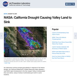 NASA: California Drought Causing Valley Land to Sink