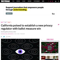 California poised to establish a new data privacy regulator with Prop 24 win