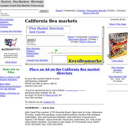 California flea markets