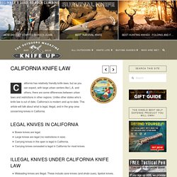 California Knife Law - Knife Up