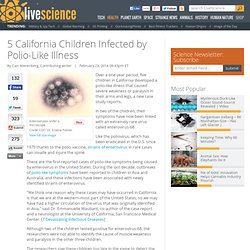 5 California Children Infected by Polio-Like Illness