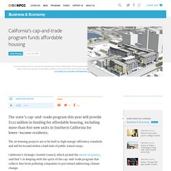 California's cap-and-trade funds affordable housing