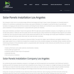 California Solar Rebate Program