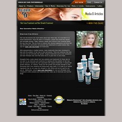 Choose Natural Hair Products From New Generation Over Hair Transplant in California