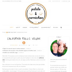 California rolls vegan