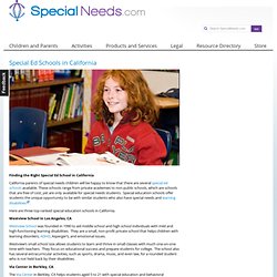 Special Ed Schools in California