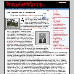 Weird California - The Terrible Curse of Griffith Park
