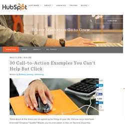 30 Call-to-Action Examples You Can't Help But Click
