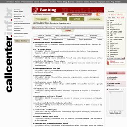 Callcenter.inf.br - Ranking - O 1º Ranking Oficial do Mercado de Call Center