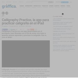 Calligraphy Practice, la app para aprender caligrafía en el iPad