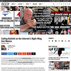 Calling Bullshit on the Internet's Right-Wing Gun Memes