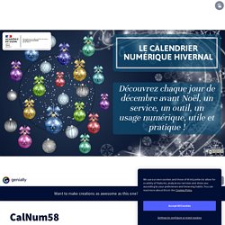 CalNum58 par valerie.perreaut sur Genially