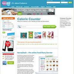 See how many calories are in 1,000's of UK food products
