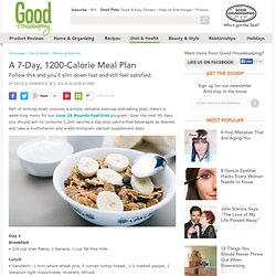 1200 Calorie Diet Menu - 7 Day Lose 20 Pounds Meal Plan