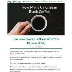 How Many Calories in Black Coffee