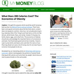 What Does 200 Calories Cost? The Economics of Obesity