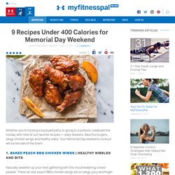 9 Recipes Under 400 Calories for Memorial Day Weekend