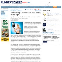 How Many Calories Are You Really Burning?