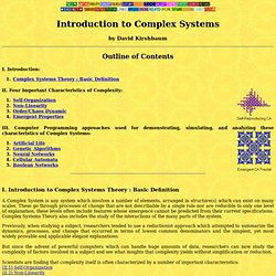 Introduction to Complex Systems