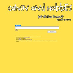 Calvin & Hobbes Search Engine - by Bing