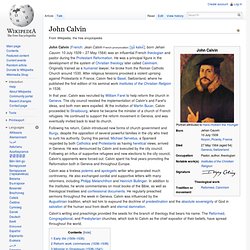 John Calvin