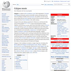 Calypso music - Wikipedia