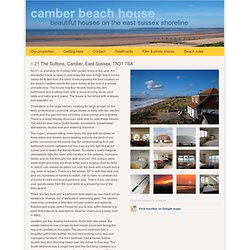 Camber Beach House - Holidays Lets - 21 The Suttons, Camber, East Sussex