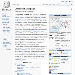 Cambodian Campaign