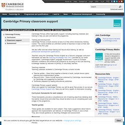 Cambridge Primary - Resources